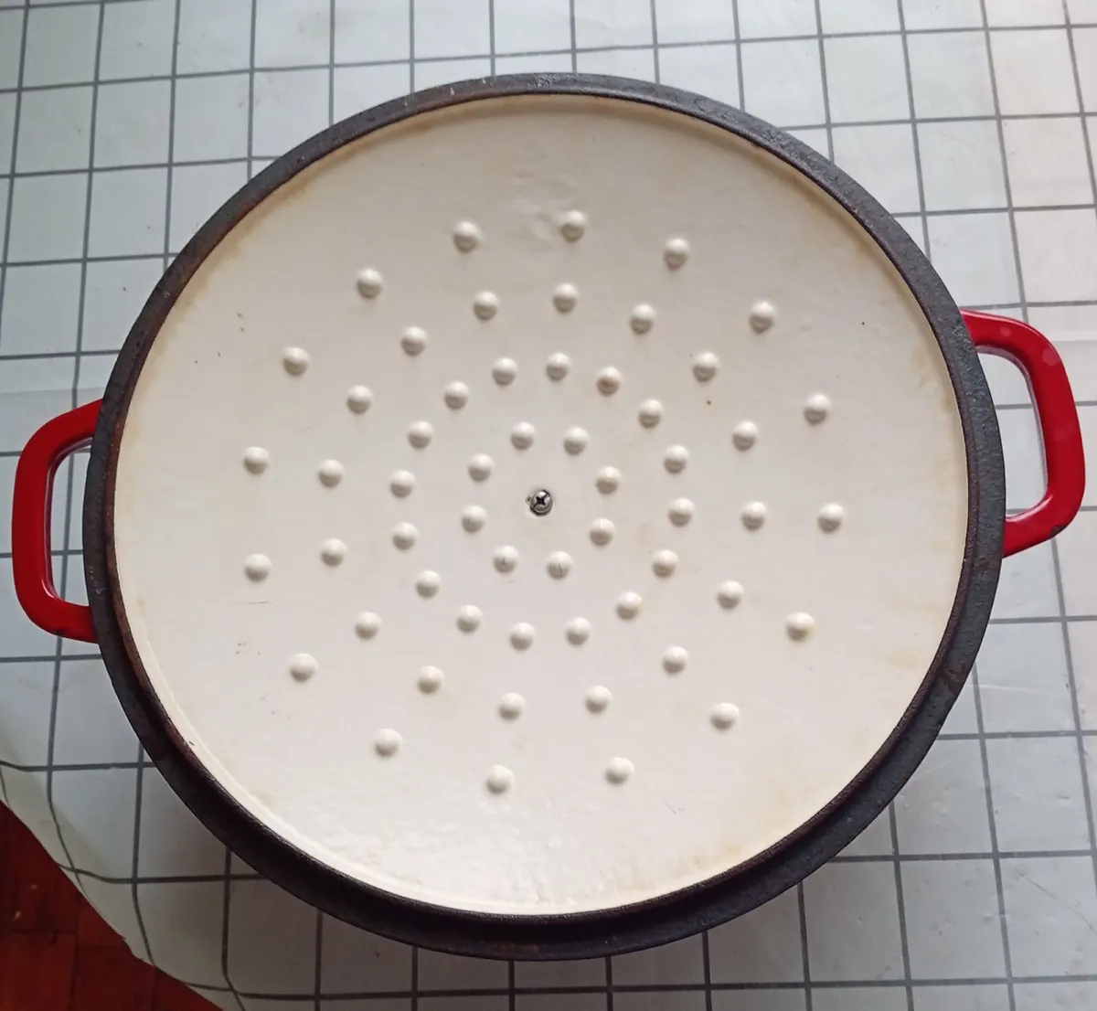 Casserole Cast Iron  Red 28 cm / 6.8 Litre - Image 4