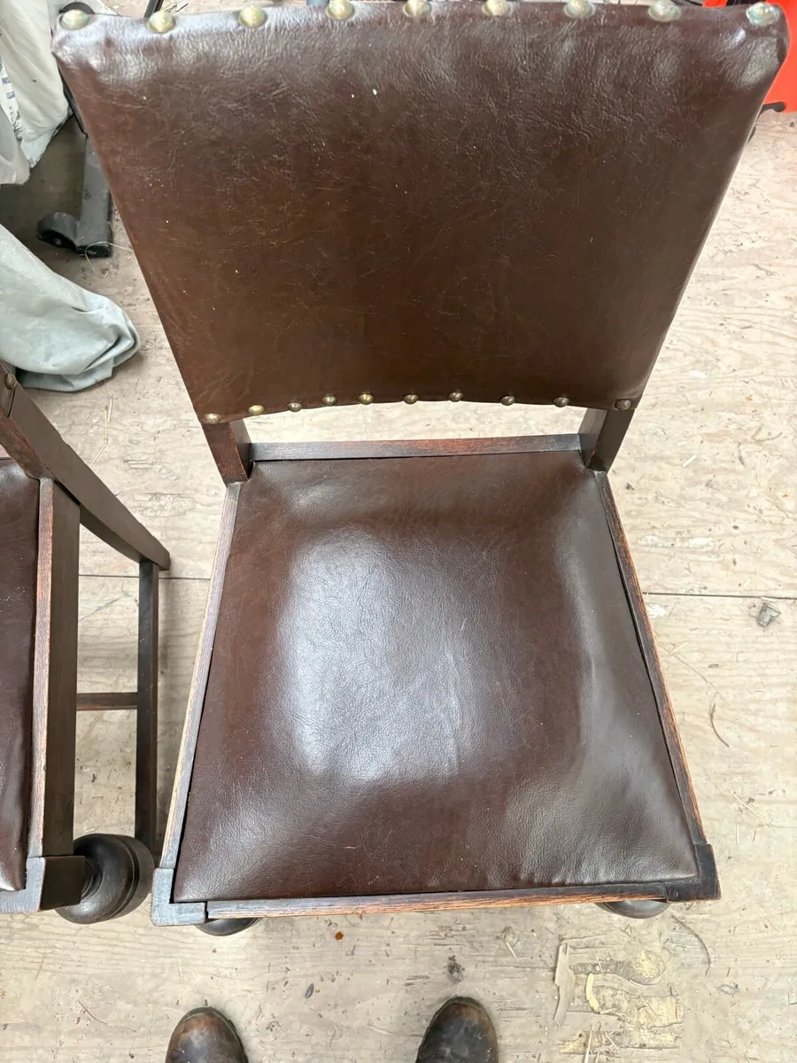 Antique dining chairs - Image 4