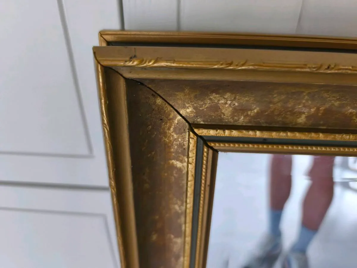 Bronze coloured antique style mirror - Image 2