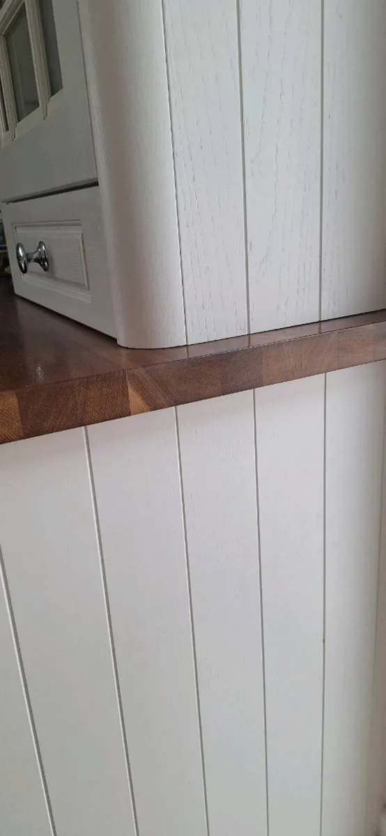 Iroko 40mm solid hardward timber worktops - Image 4