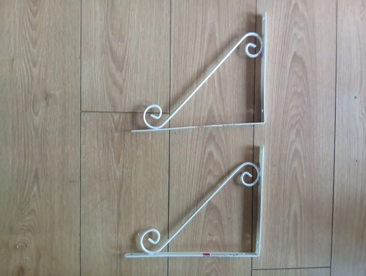 New Wall Shelf Holders Brackets Pair - Image 4