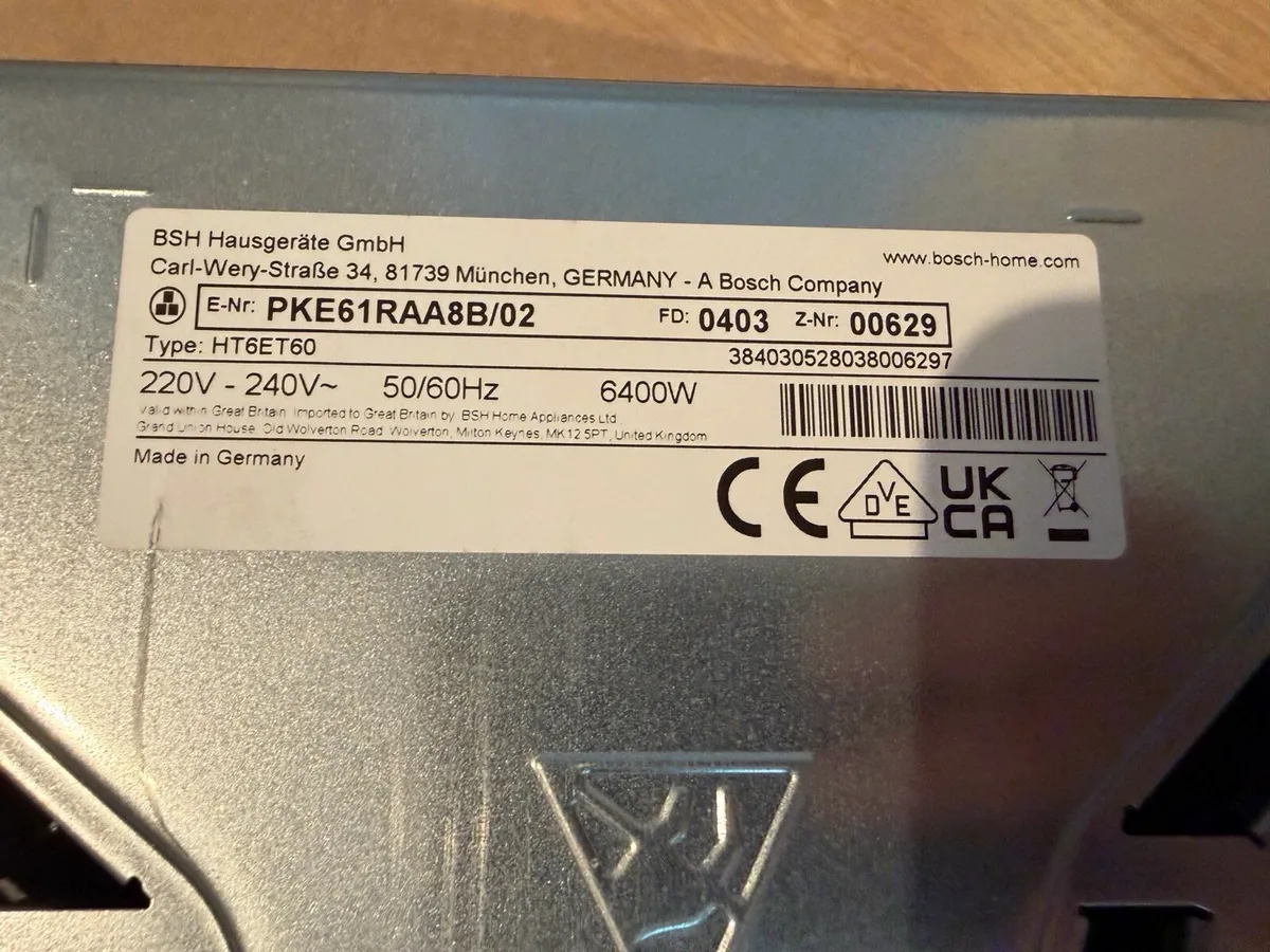 Bosch electric hob - Image 3
