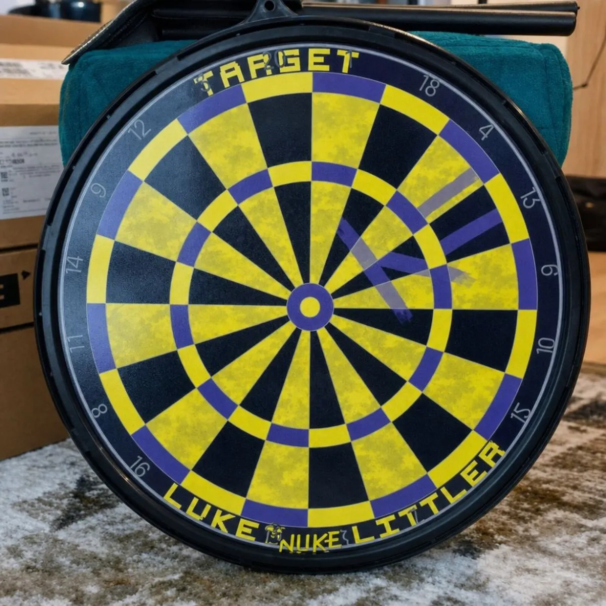 Luke "The Nuke" Littler Magnetic Dartboard Set - Image 2