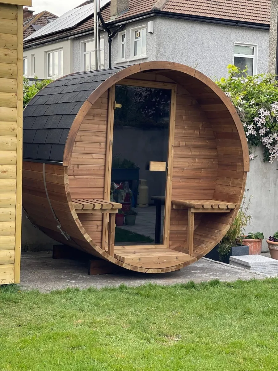 barrel sauna - Image 1