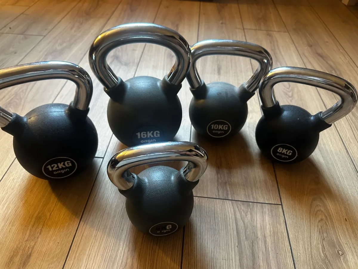 ORIGIN URETHANE KETTLEBELLS – EXCELLENT CONDITION