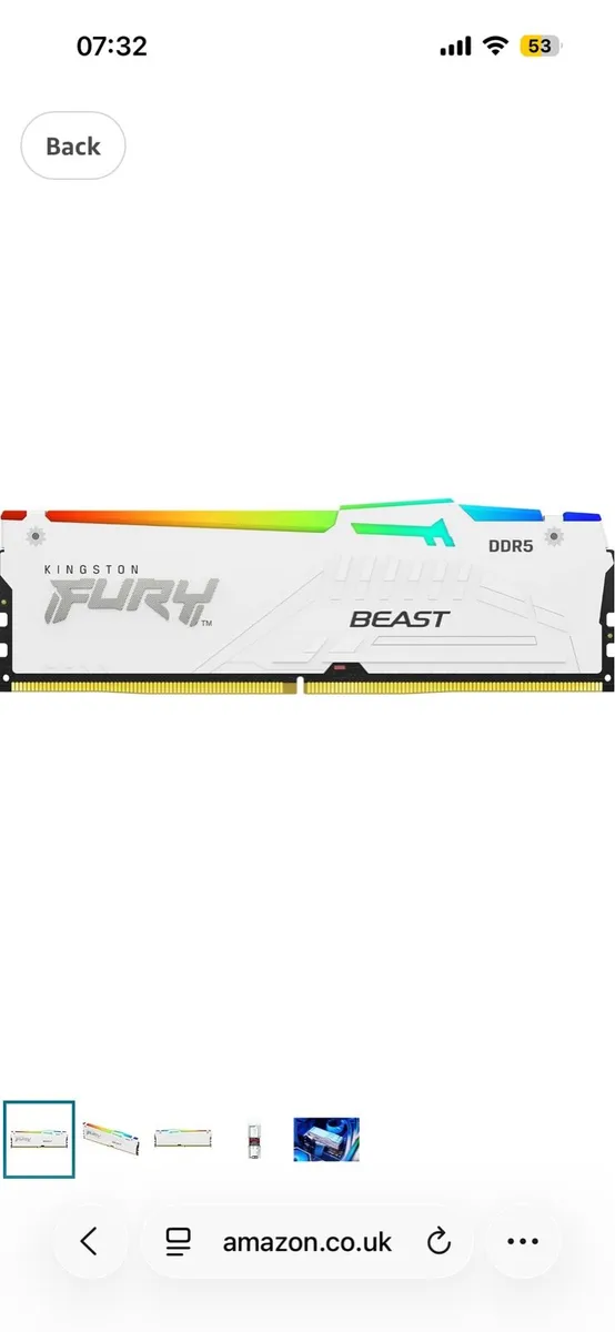 Ddr5 ram 64gb(2*32gb) 6000mhz cl30 Kingston FURY