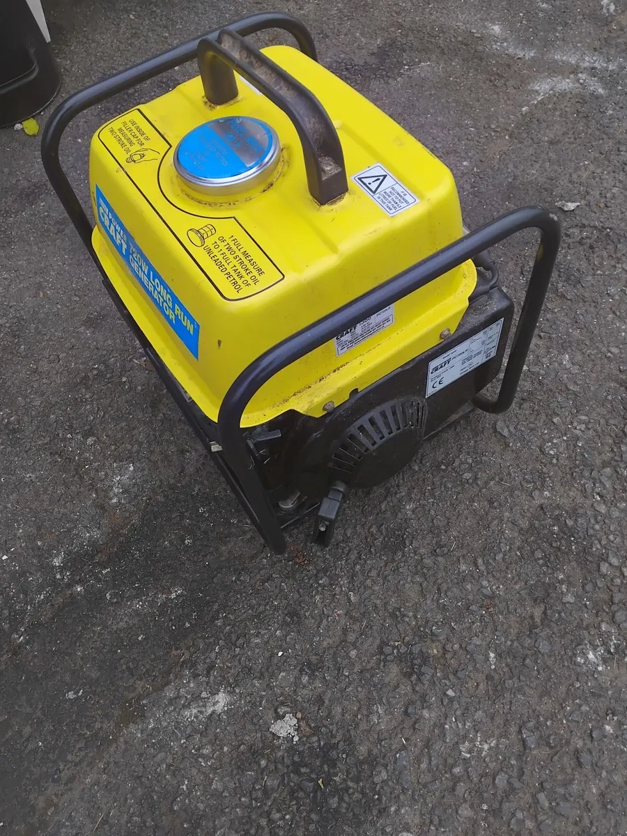 Power craft 720w generator read about add - Image 3