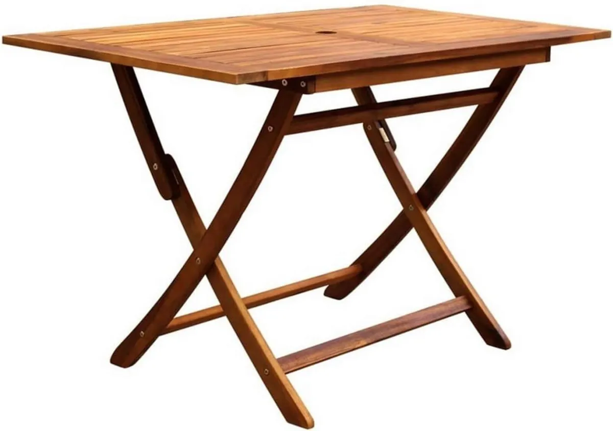 New Furniture Set 5 Pieces Acacia - Image 2