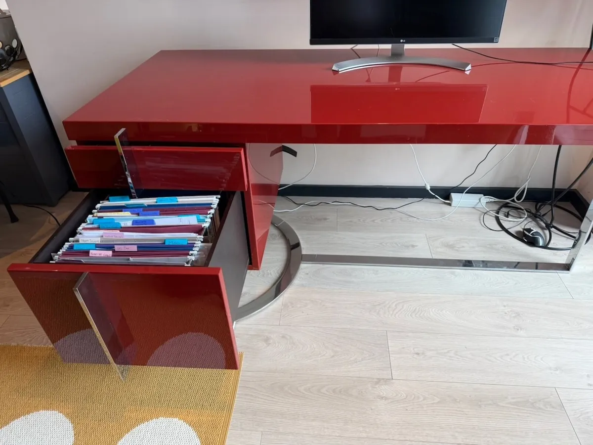 Roche Bobois Designer Computer Desk / Workdesk - Image 4