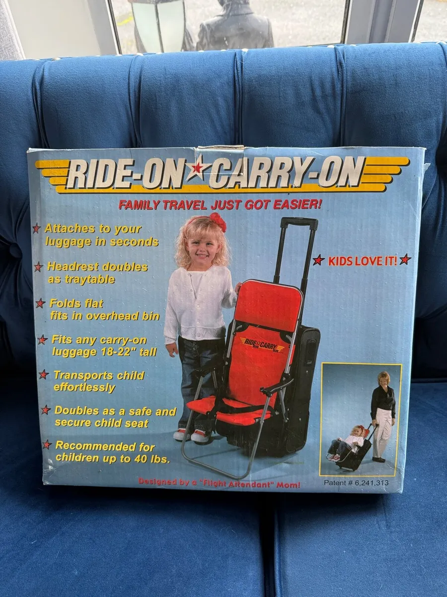 Kids luggage seat foldable - Image 3