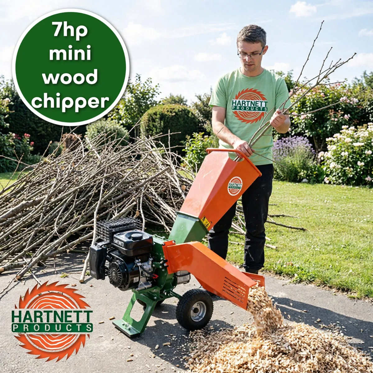 7hp Garden Wood Chipper from Hartnett Products - Image 1