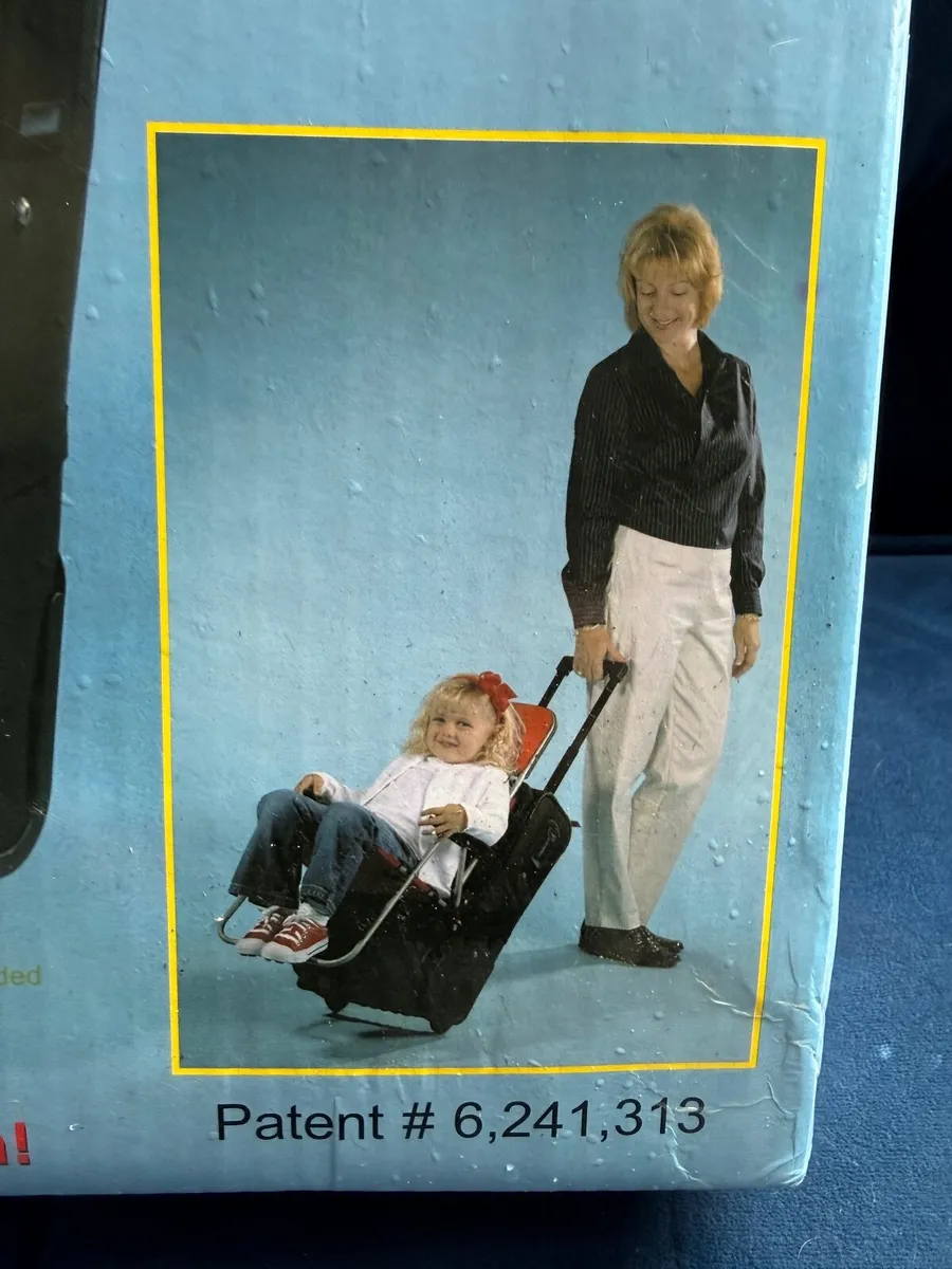 Kids luggage seat foldable - Image 1