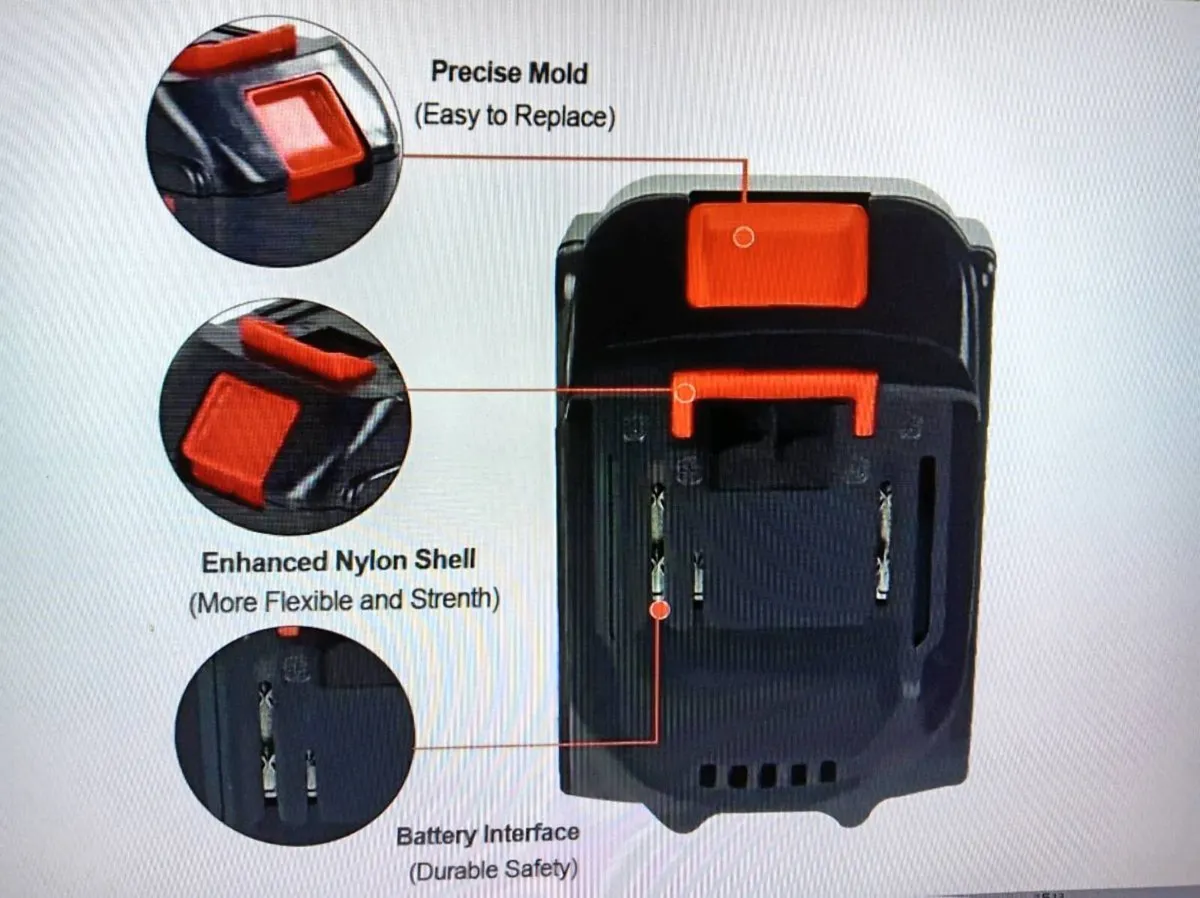 Batteries Lithium 21 V Cordless X 2+Charger-NEW - Image 4