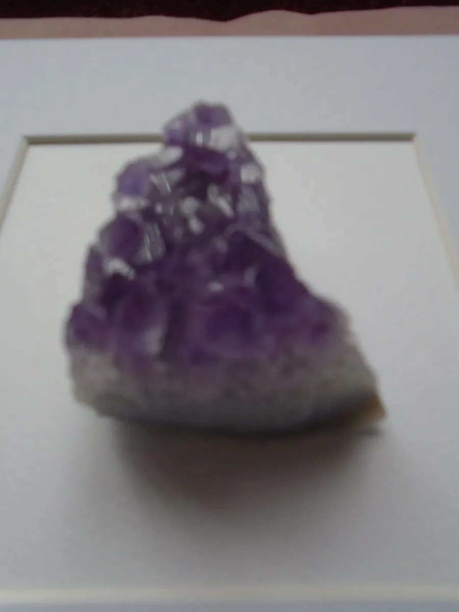 Amethyst Cluster frame, Home decor, Gift - Image 2