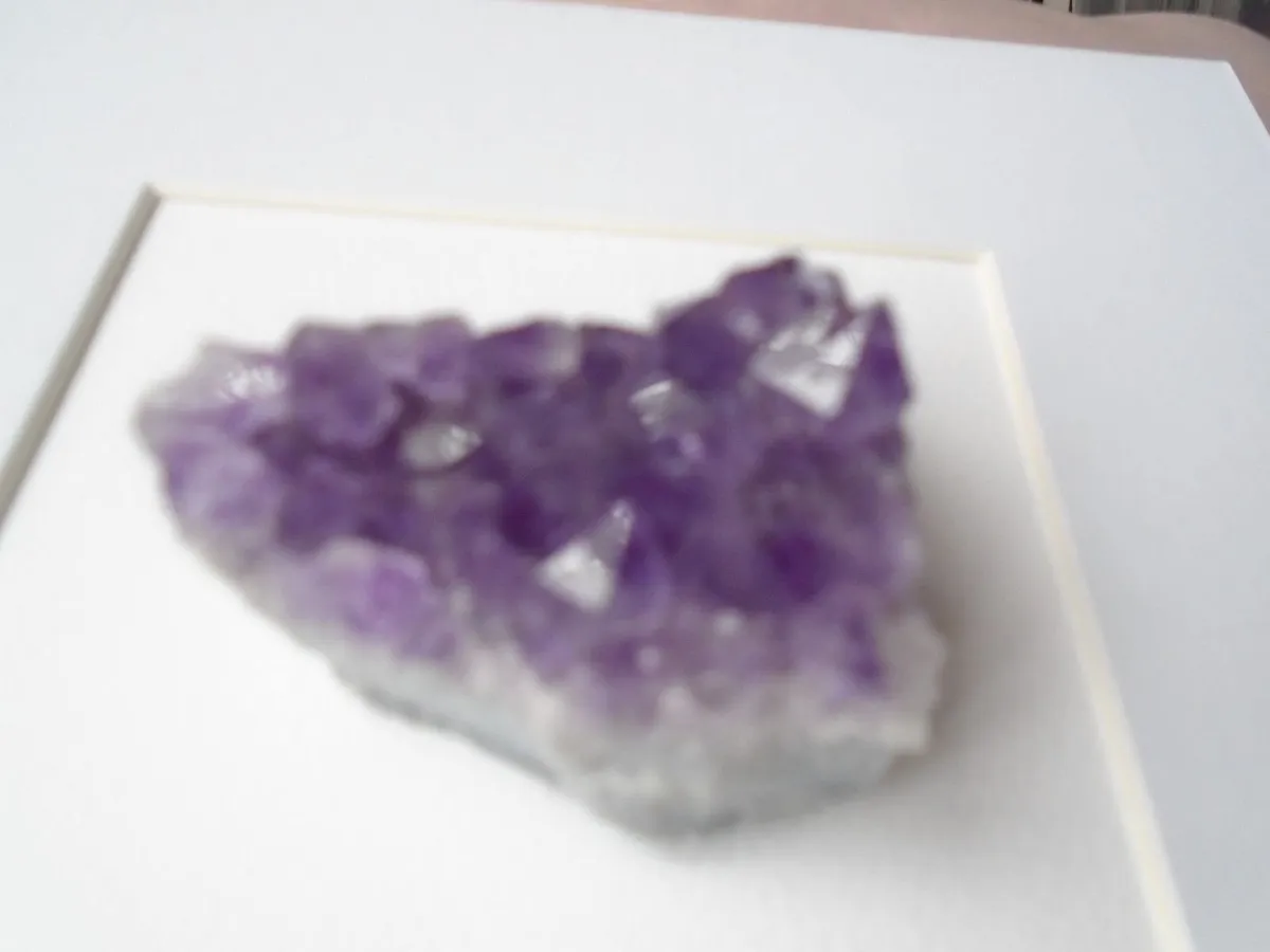 Amethyst Cluster frame, Home decor, Gift - Image 3