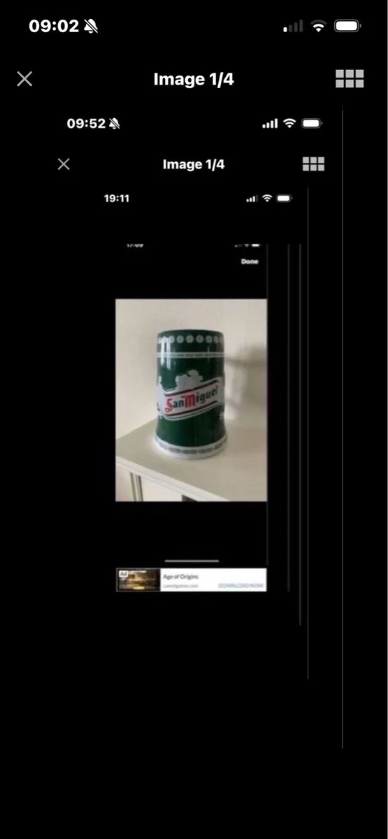Rare San Miguel Ceramic Tankard - Image 1