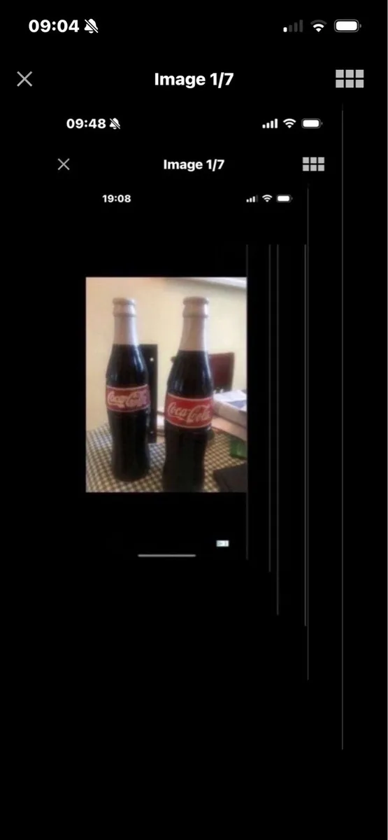 Very Rare Cola Cola Metal Door Handles - Image 1