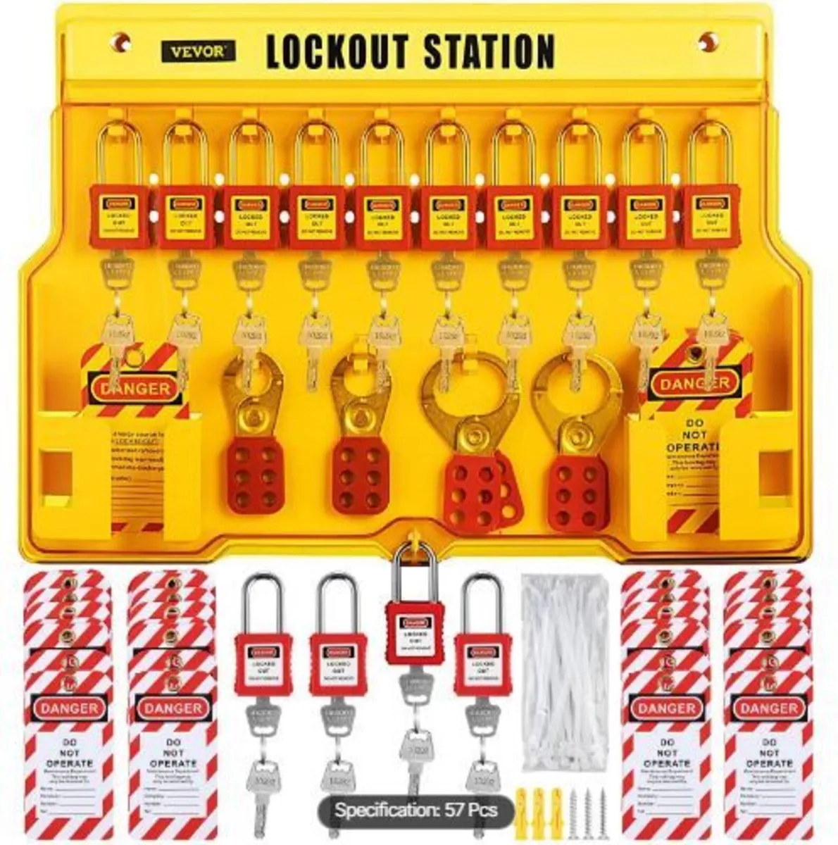 58 PCS Lockout Tagout Kits, Electrical Safety - Image 4