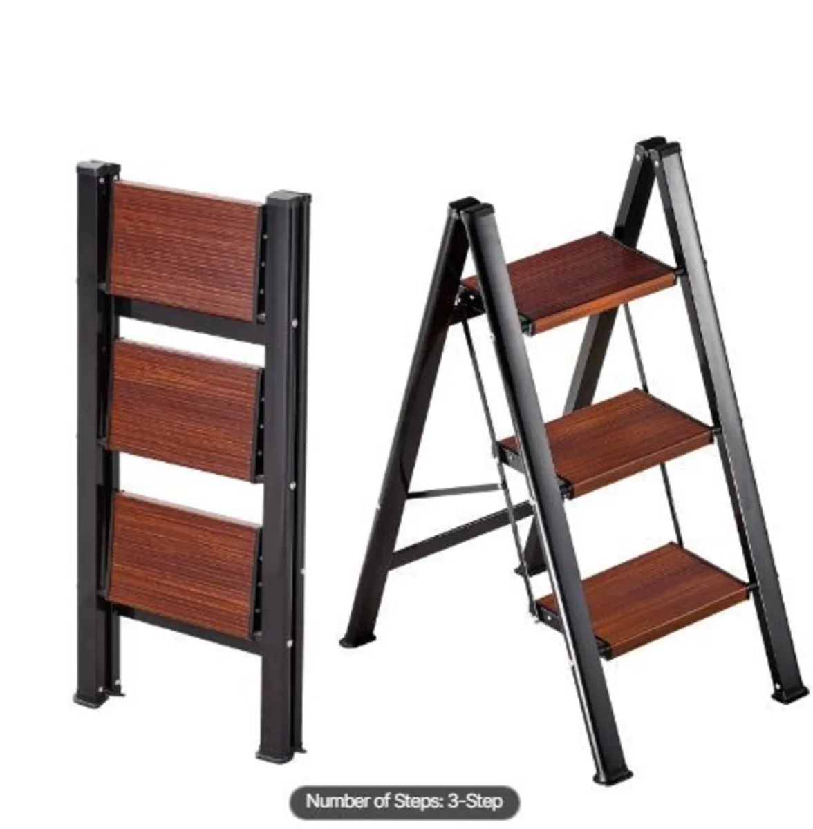 3 Step Ladder, Folding Step Stool - Image 1
