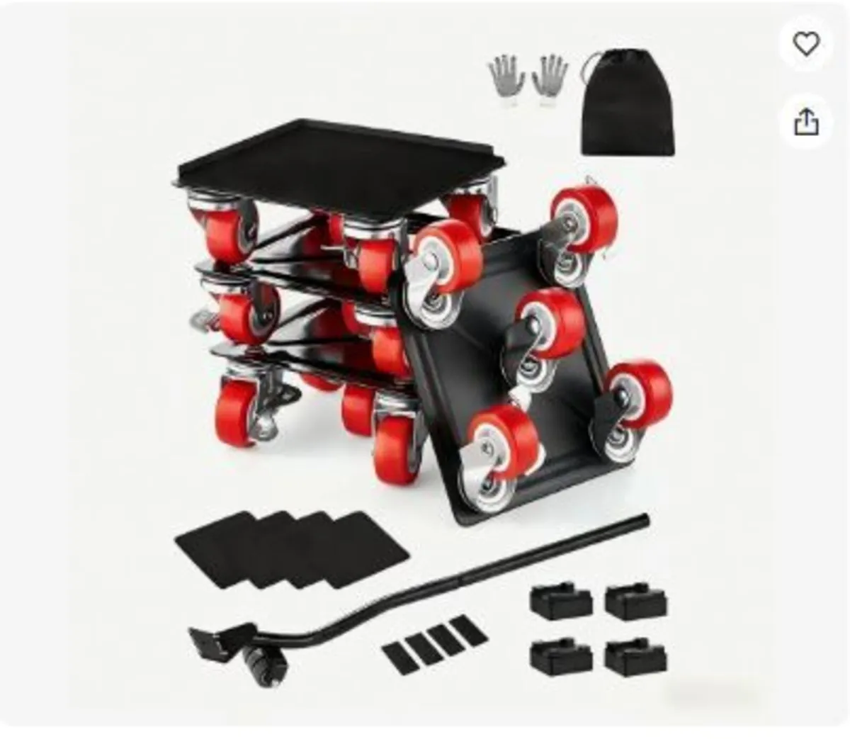 Furniture Dolly, Maximum Load 1200 lbs - Image 1