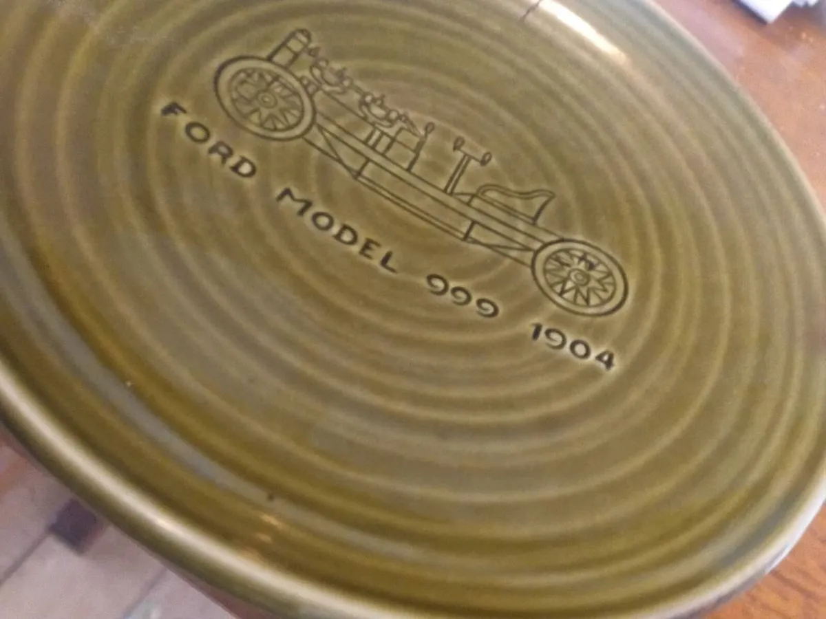 ford model 999 1904 plate in olive green - Image 3