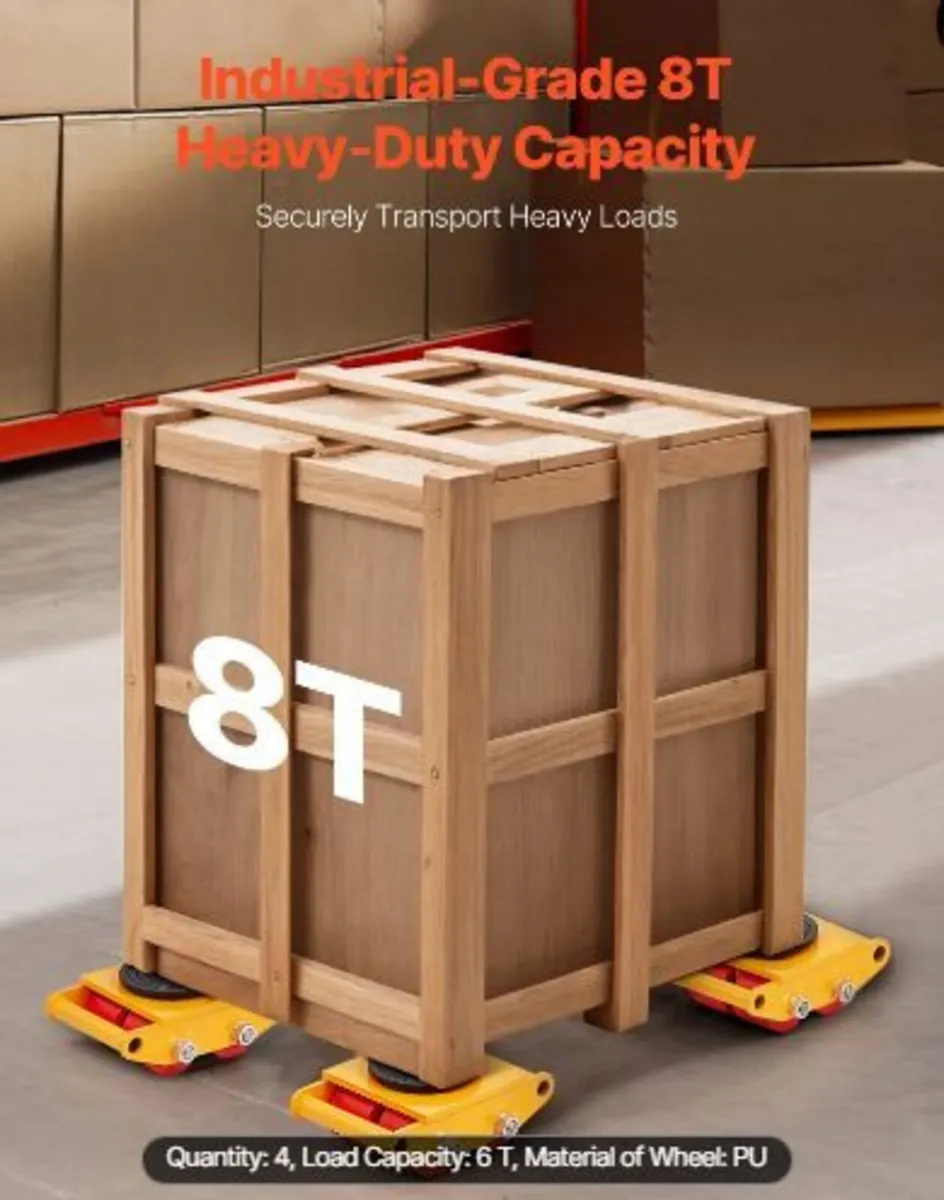 4PCS Machinery Skate Dolly - Image 3