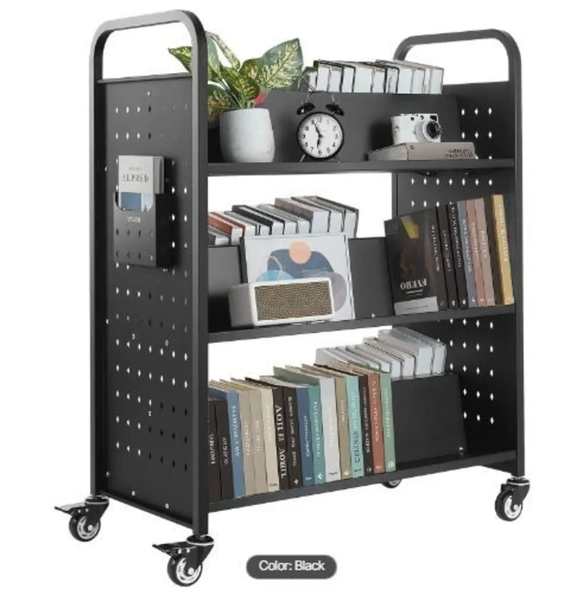 Rolling Library Book Cart, 150 kg Capacity - Image 3