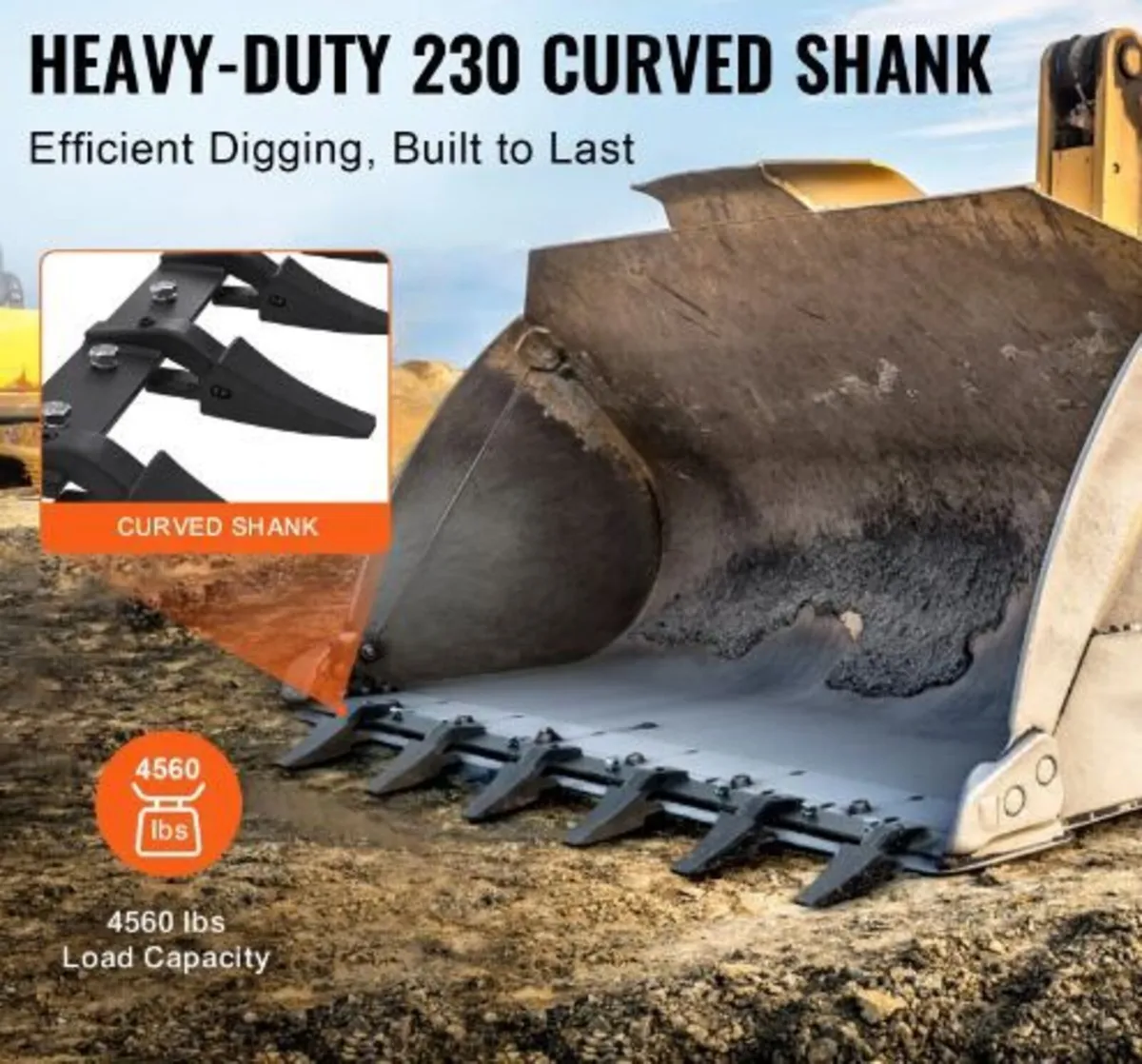Bucket Tooth Bar, 48'', Heavy Duty Tractor - Image 3