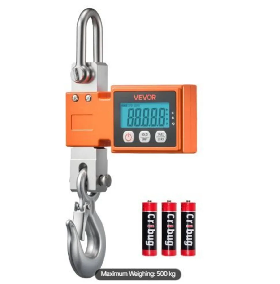 Digital Crane Scale, 1100 lbs/500 kg Max - Image 4