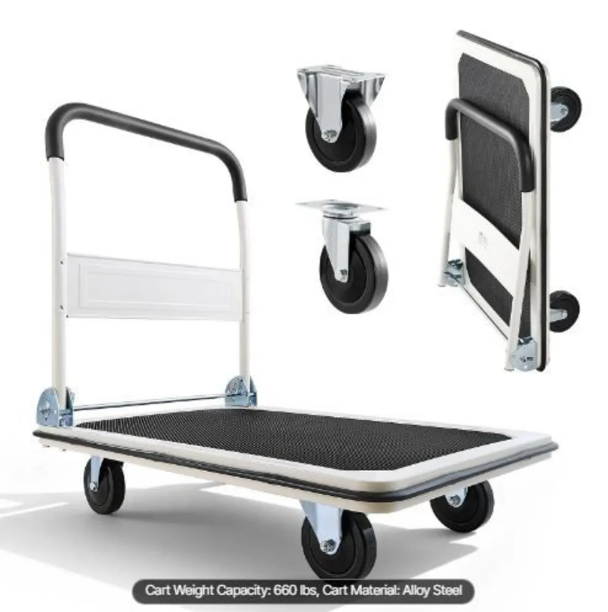 Foldable Push Cart Dolly - Image 1