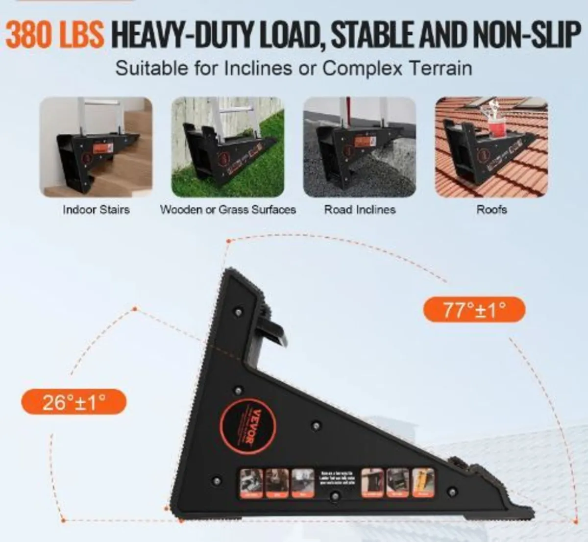 Ladder Levler 172.4 kg Load PP Leveling Tool - Image 2