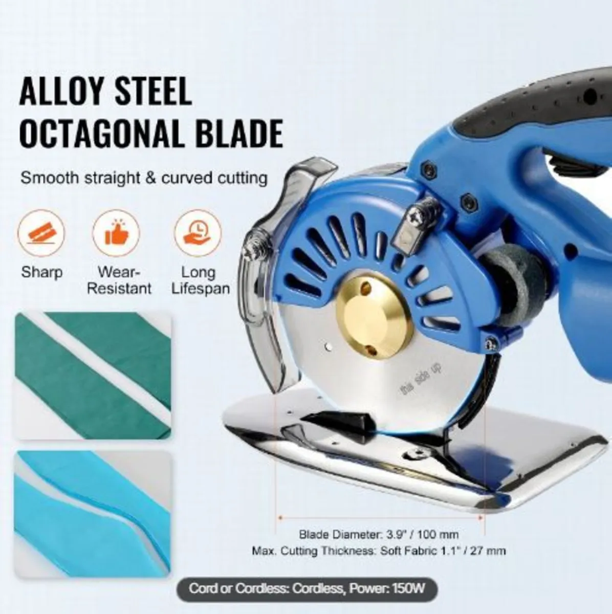Fabric Cutter, 5-Speed Cordless Electric - Image 3