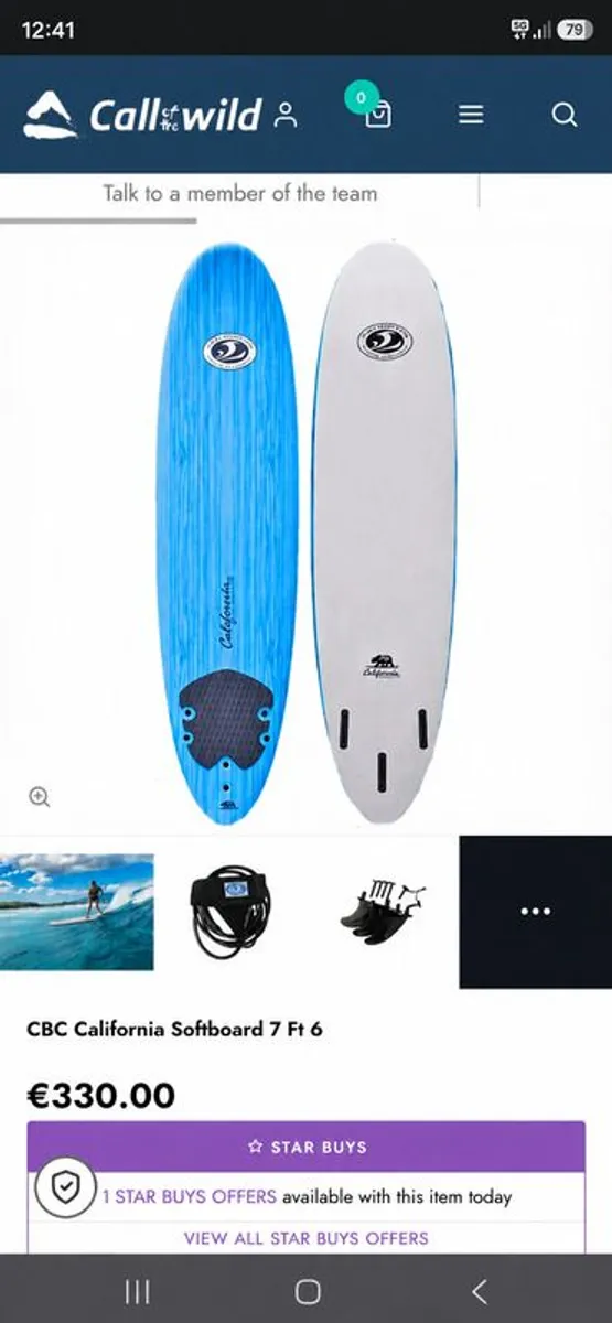 California boarding company surfboard - Image 1