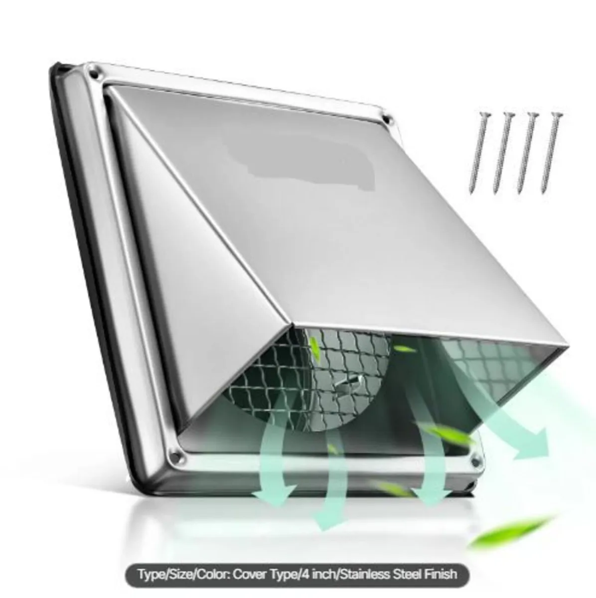 97mm External Extractor Wall Vent Cover - Image 3