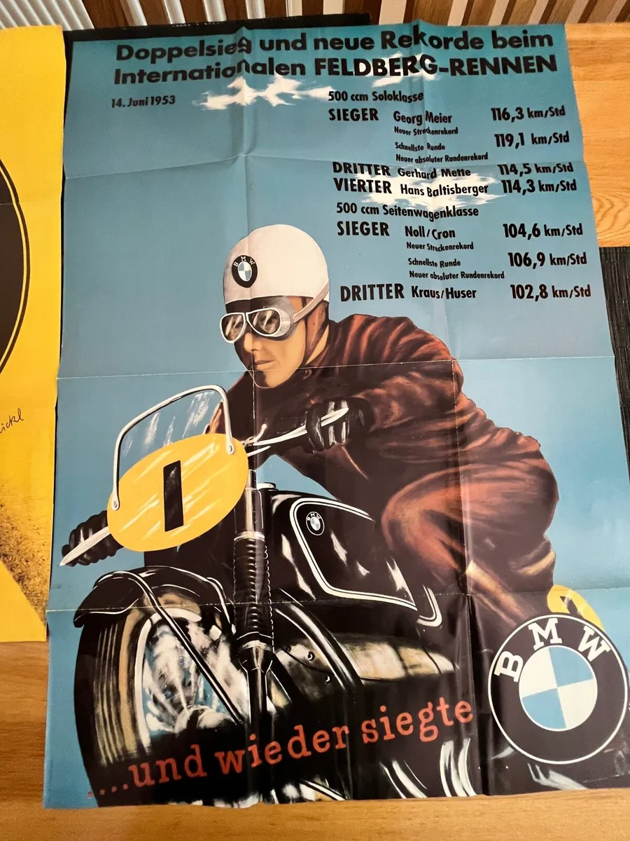 BMW motorcycle large posters - Image 3