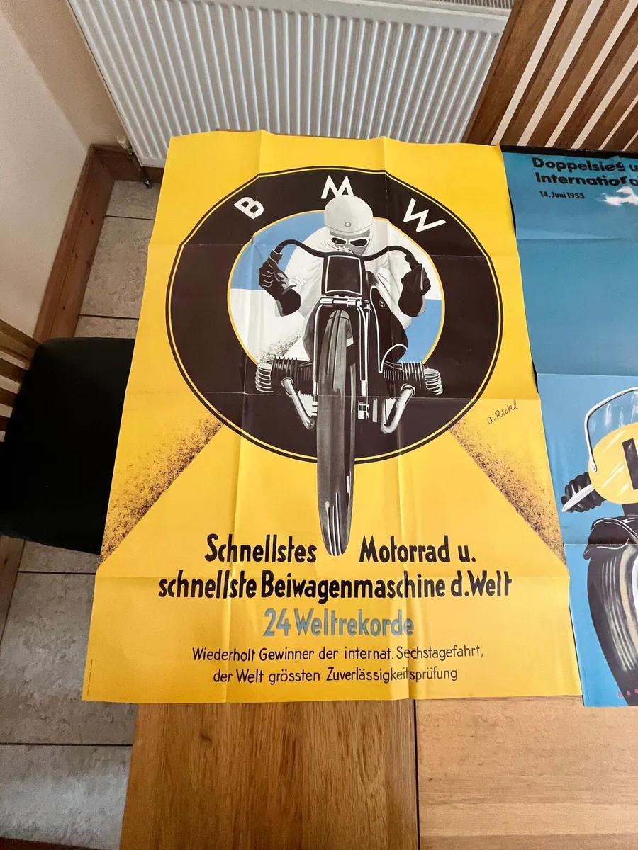 BMW motorcycle large posters - Image 2