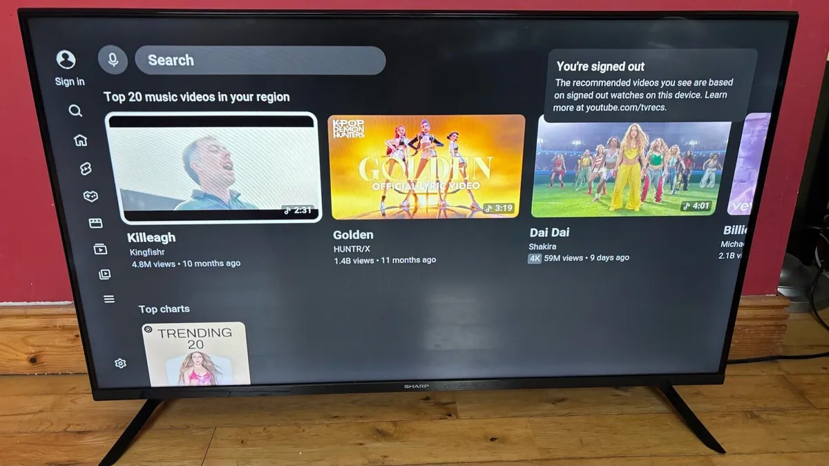 40” Sharp Smart Android Television - Image 3