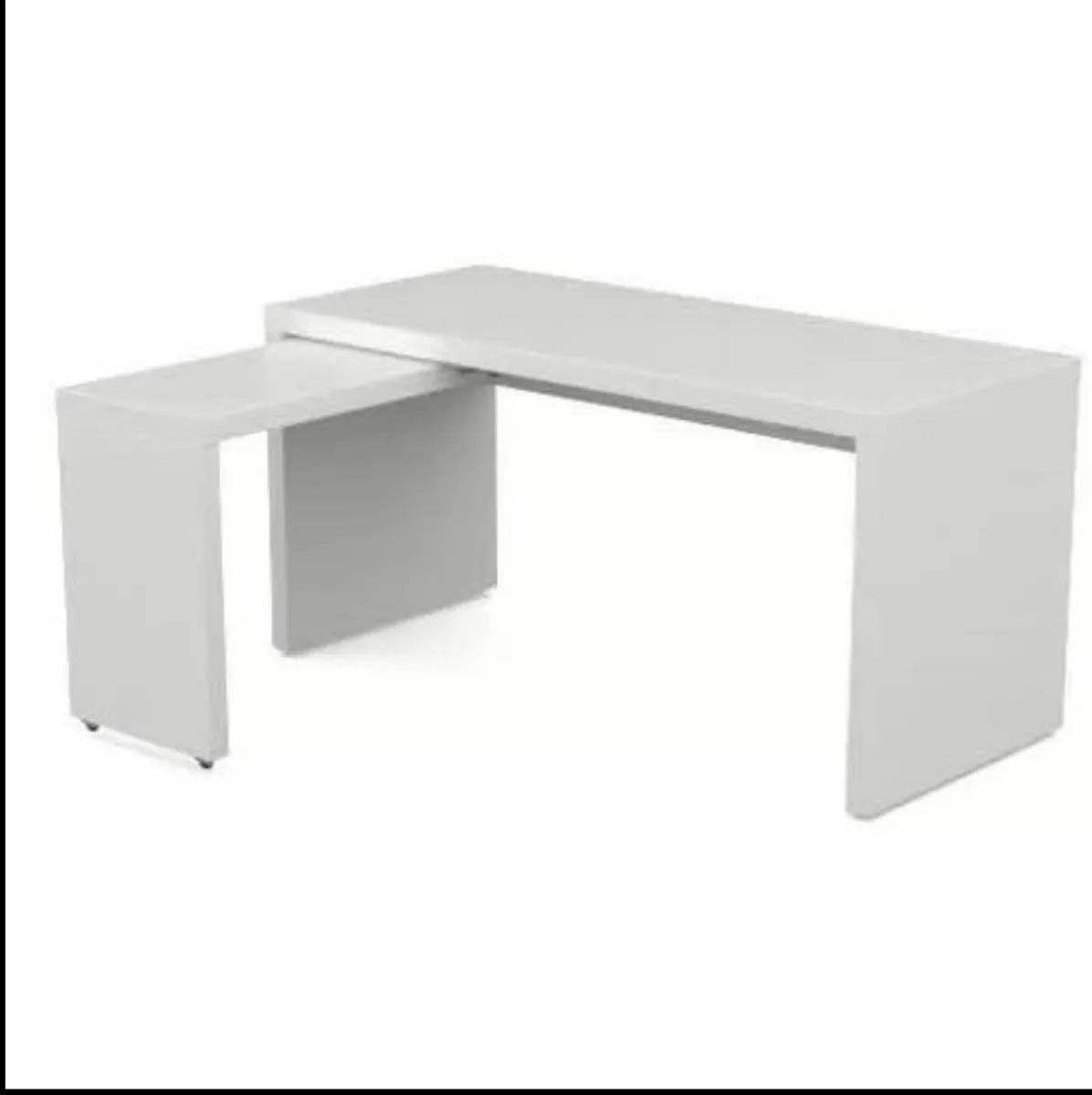 IKEA white Shape corner DESK - Image 3