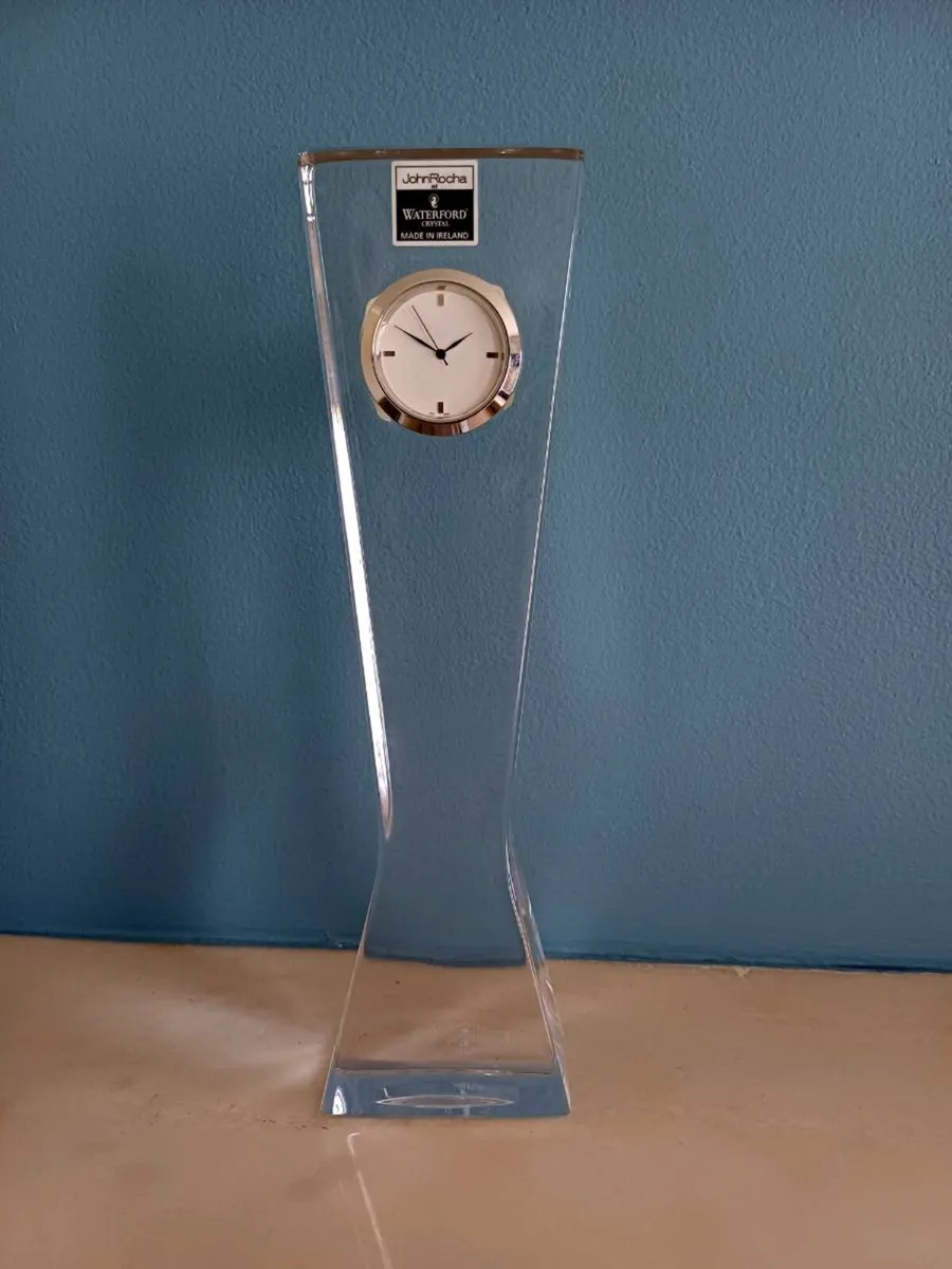 Waterford crystal geo clock - Image 1