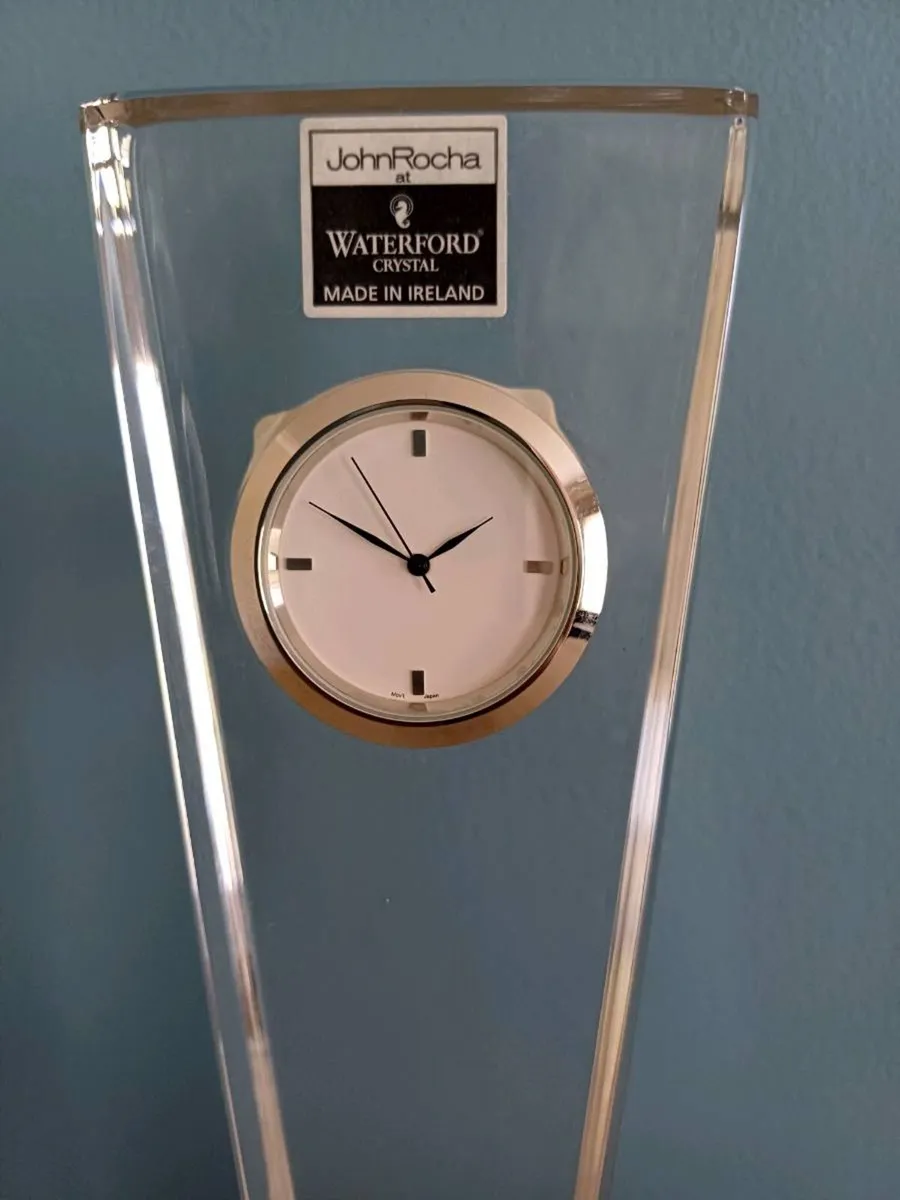 Waterford crystal geo clock - Image 2