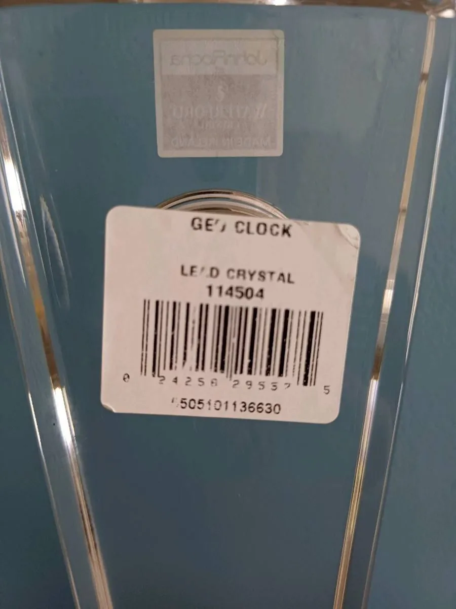 Waterford crystal geo clock - Image 3