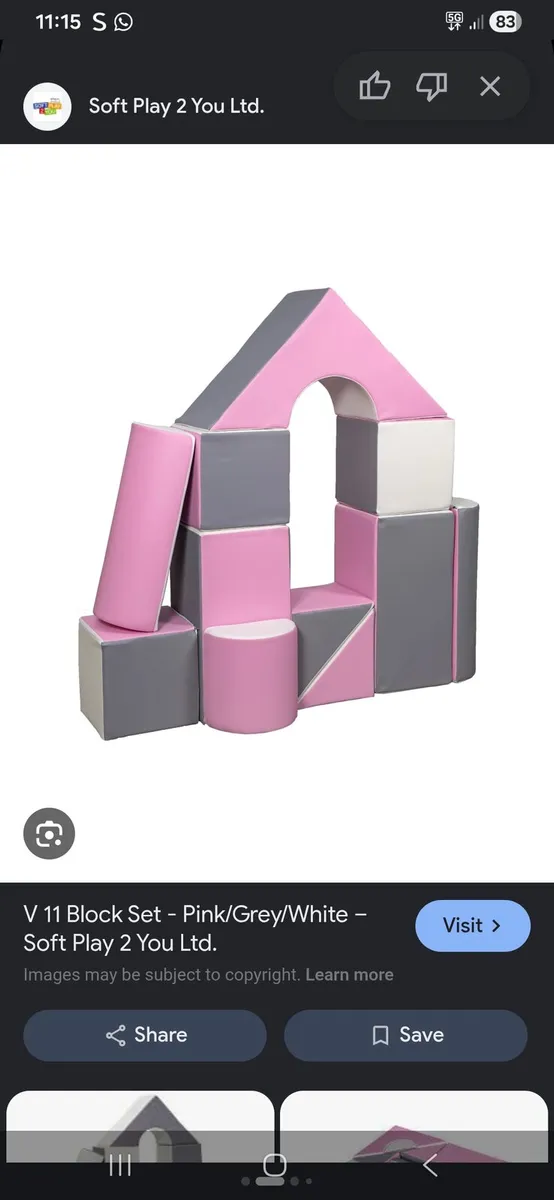 11 Piece soft play blocks - Image 1