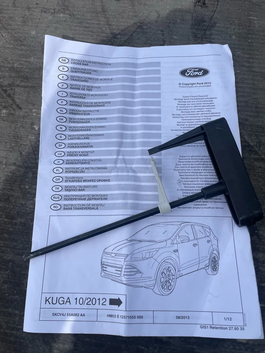 Genuine Ford Kuga Roof Rack - Image 4