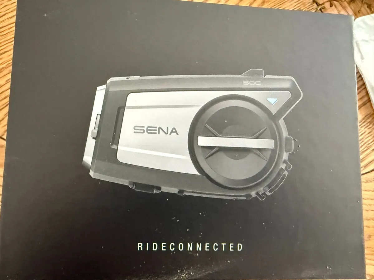 Sena 50C Motorcycle Bluetooth Intercom & 4K Camera - Image 1