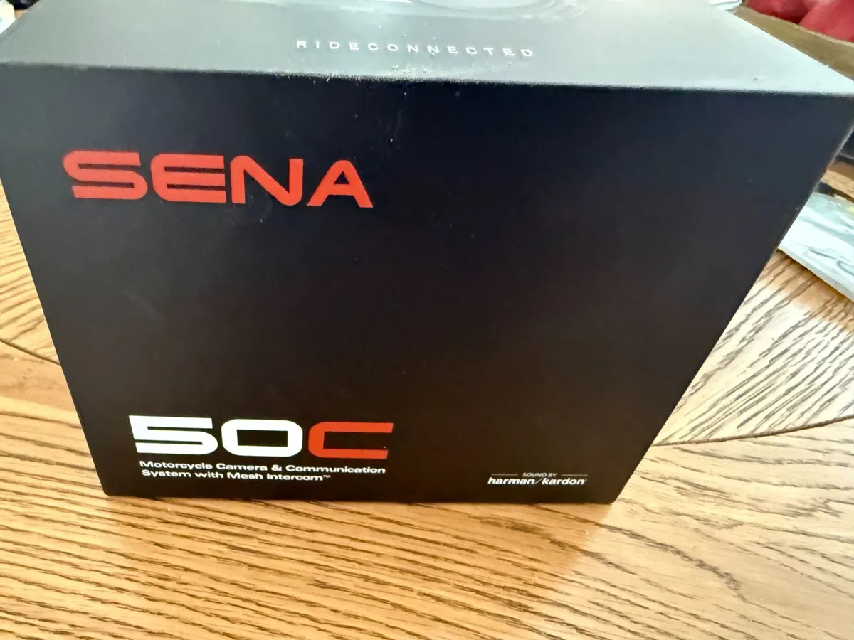 Sena 50C Motorcycle Bluetooth Intercom & 4K Camera - Image 2
