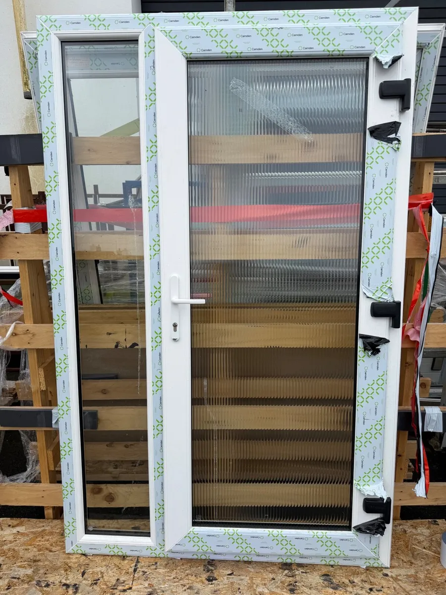 PVC door White BRAND NEW PATIO DOUBLE WINDOW