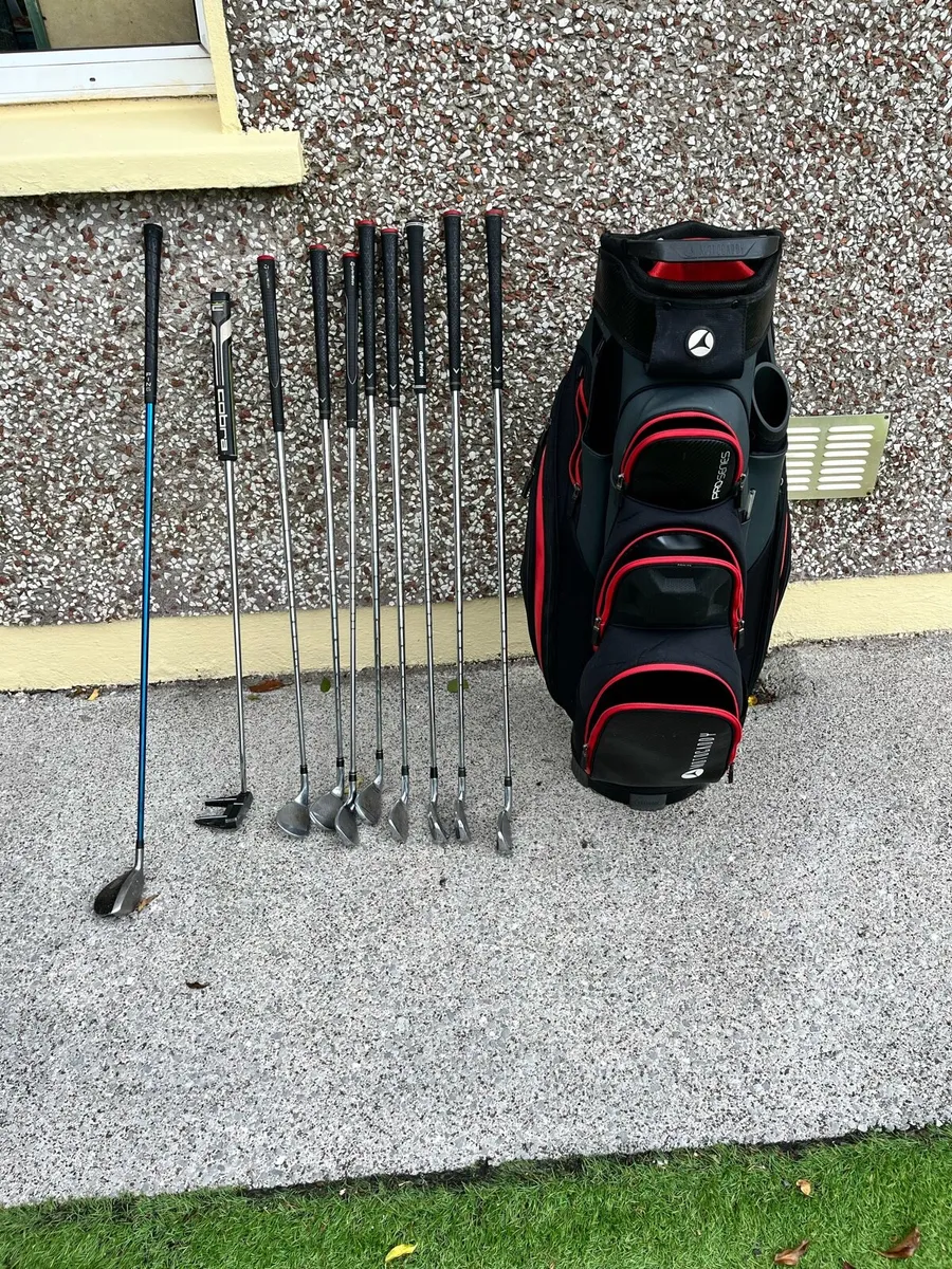 Golf Irons, putter, motocaddy Golf bag - Image 1