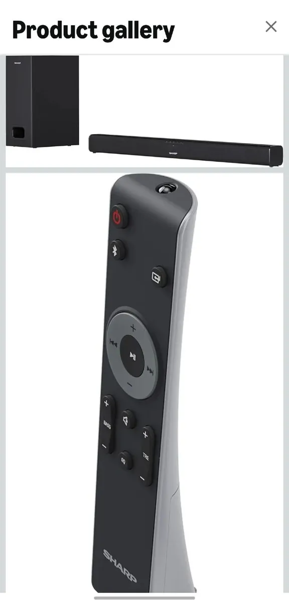 Sharp sound bar - Image 1