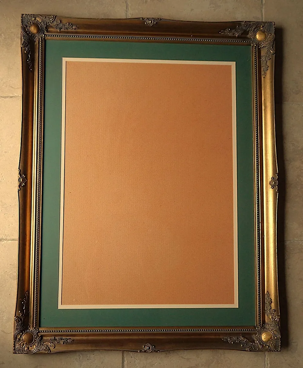 Large Vintage Ornate Gilt Wood Frame - Image 2