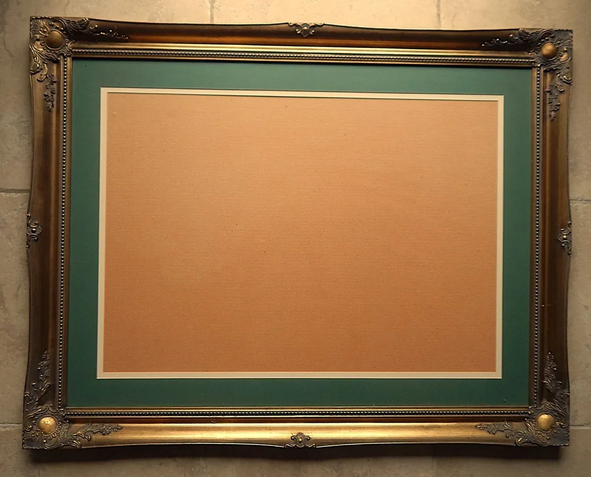Large Vintage Ornate Gilt Wood Frame - Image 1